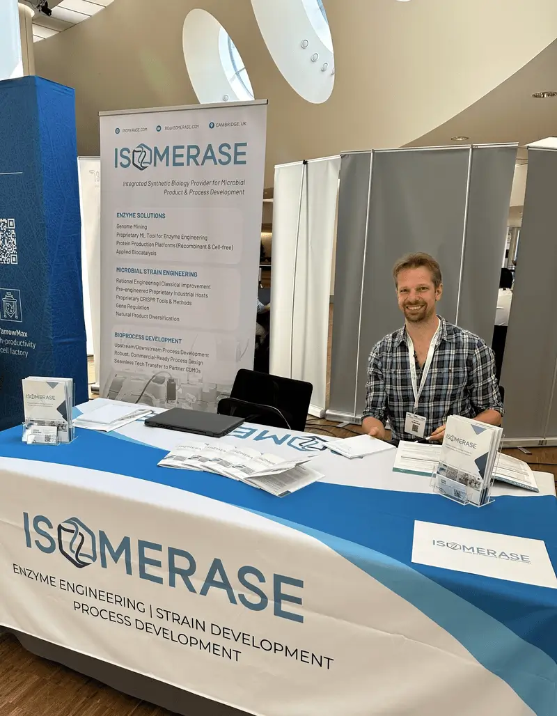 Isomerase stand at BioTrans 2025